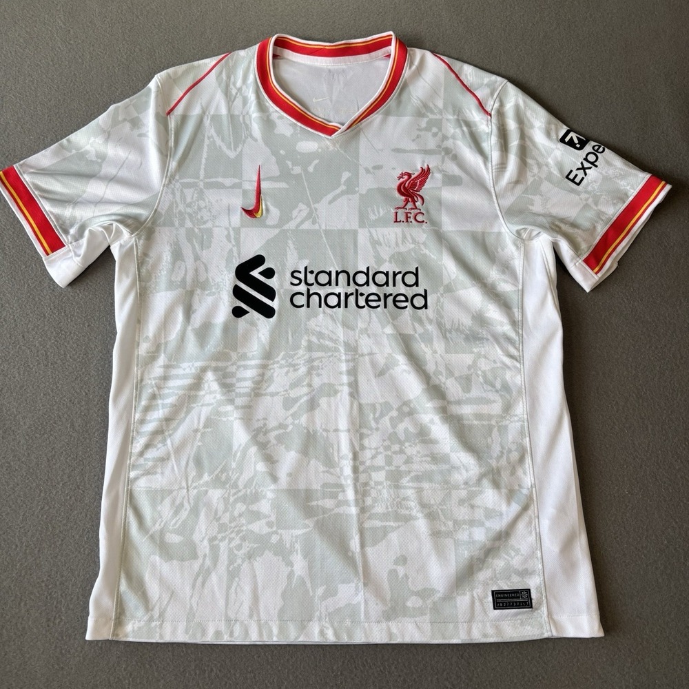 Liverpool 2024 2025 Third Football Shirt Soccer Jersey Nike Mens Size L Foot